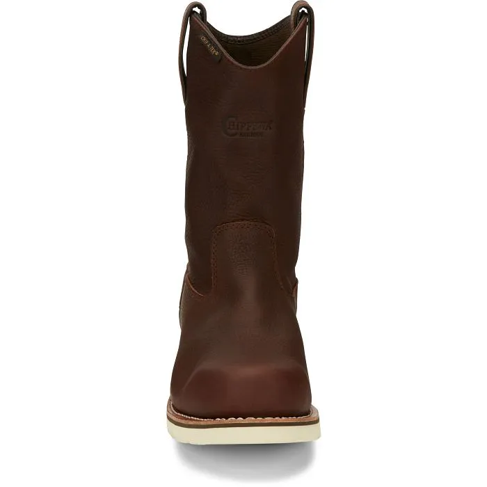 Chippewa Mens Edge Walker 11-Inch Soft Toe Waterproof Pull-On Wedge Work Boots - Model 25335
