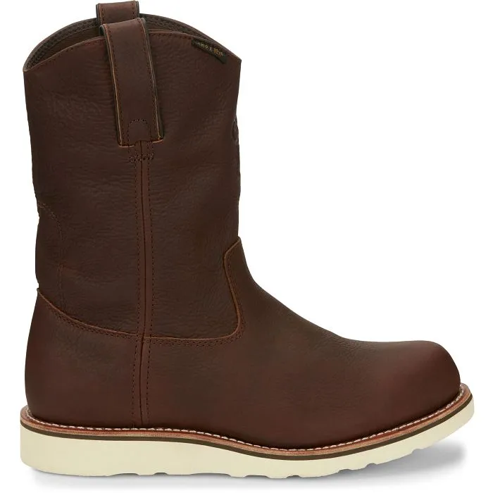 Chippewa Mens Edge Walker 11-Inch Soft Toe Waterproof Pull-On Wedge Work Boots - Model 25335