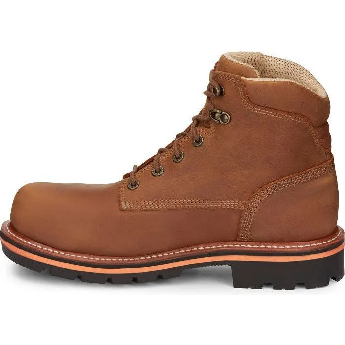 Chippewa Men's Thunderstruck 6" WP Nano Comp Toe Work Boot -Tan- TH1011