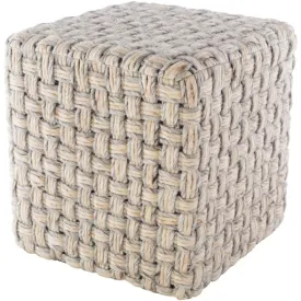 Cordoba Hand Woven Gray Ottoman 002CD