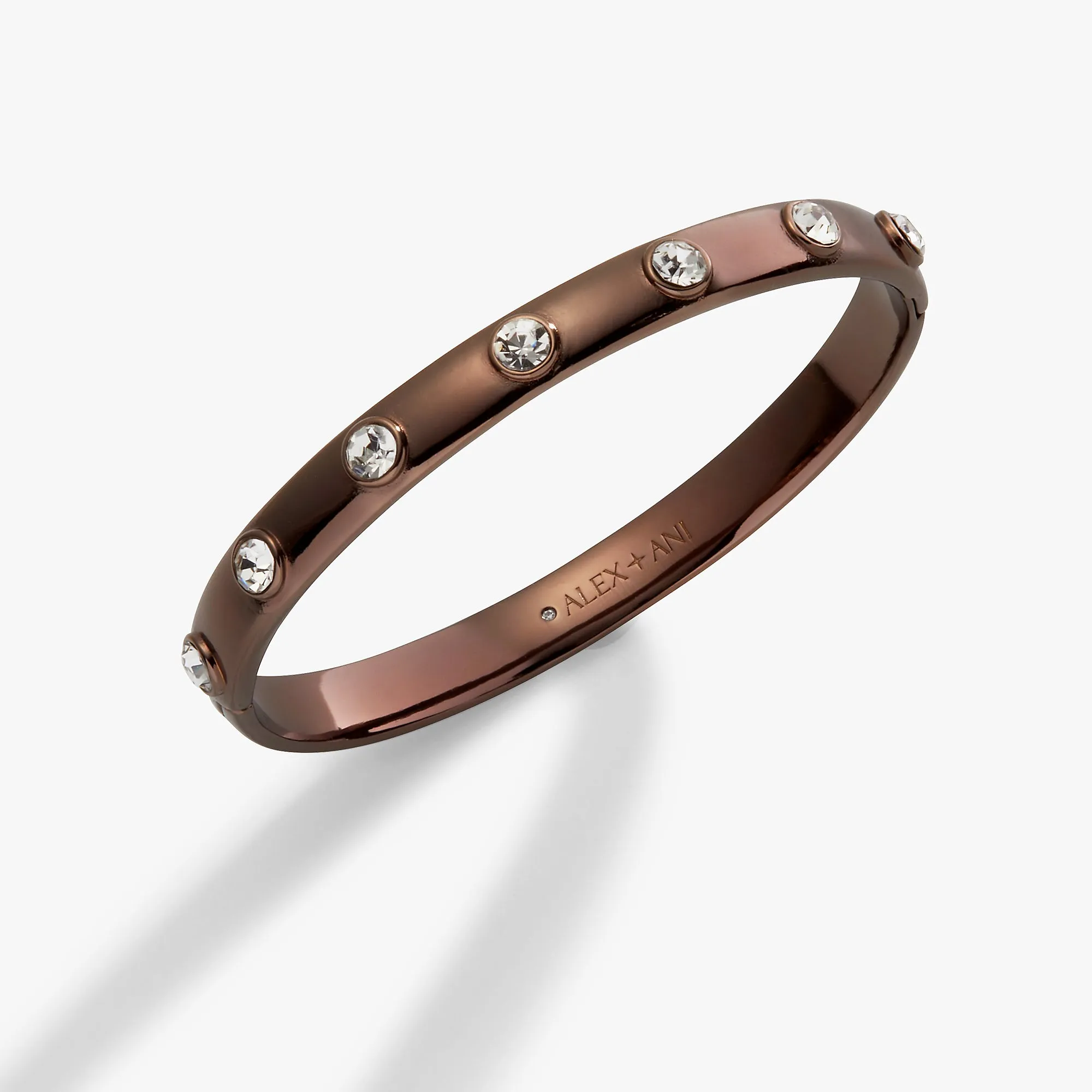 Crystal Bezel Hinge Cuff