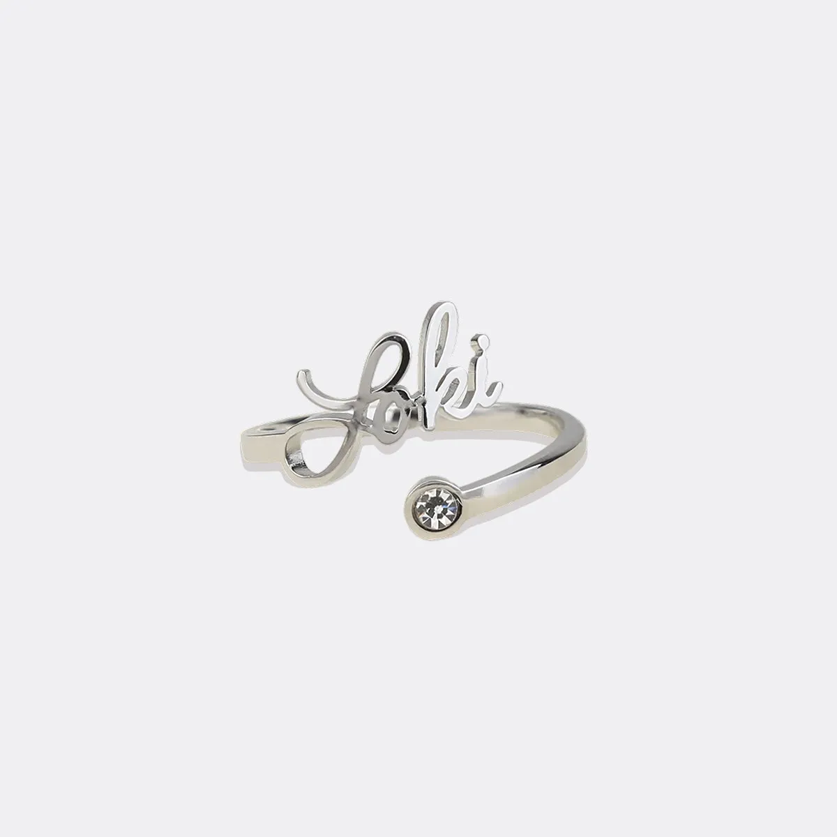Custom Birthstone Name Ring