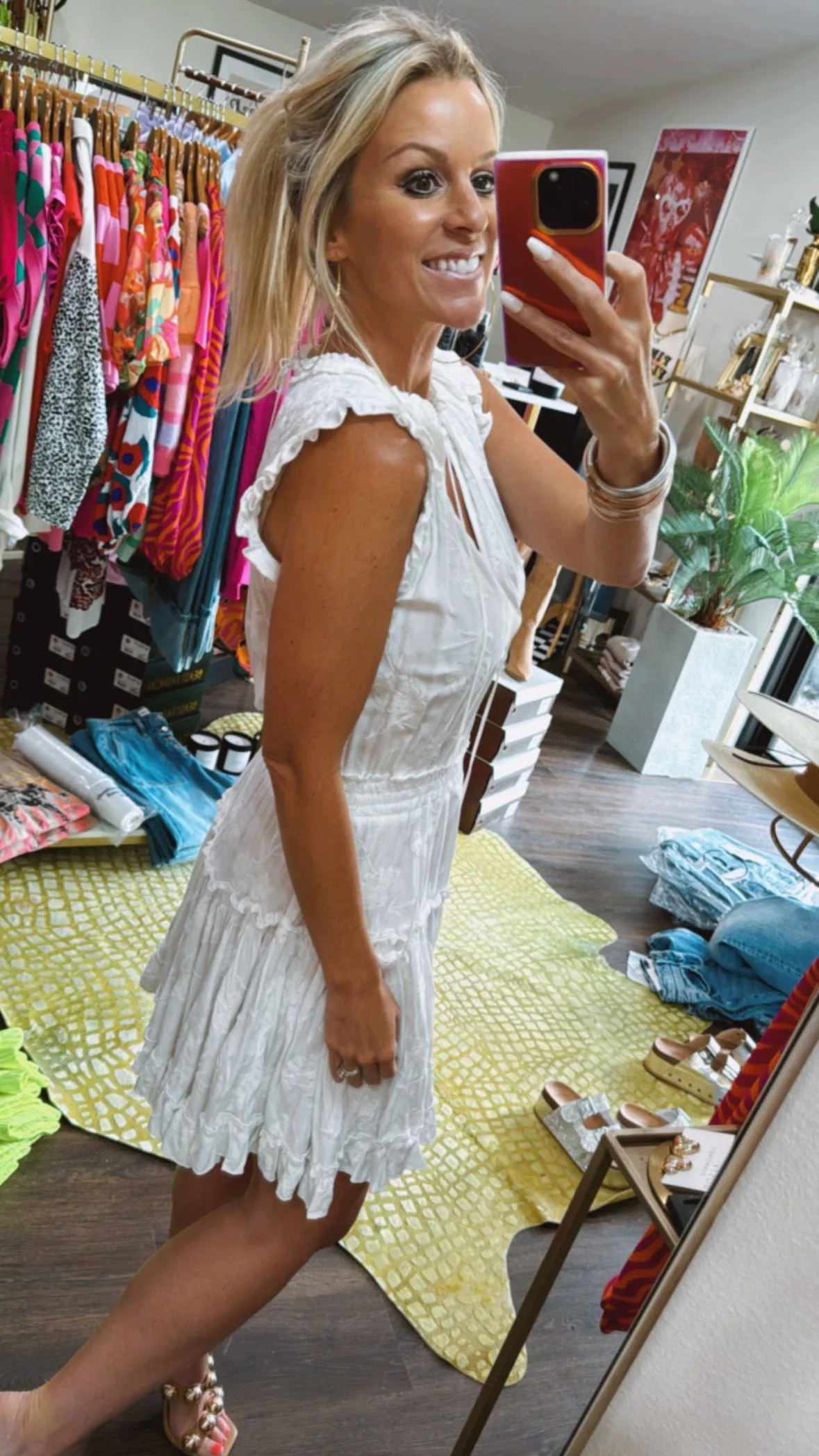 Dear John Melodie Dress in White