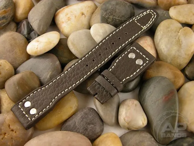 Decantare Brown Strap For IWC Big Pilot Deployant Buckle