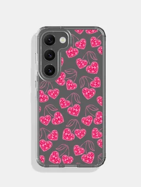 Disco Heart Cherry Android Case