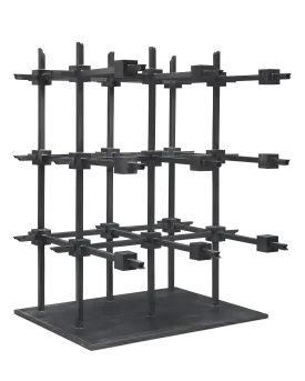 Escher-Inspired Sculpture "Cubic Space Division" by Zadora-Gerlof