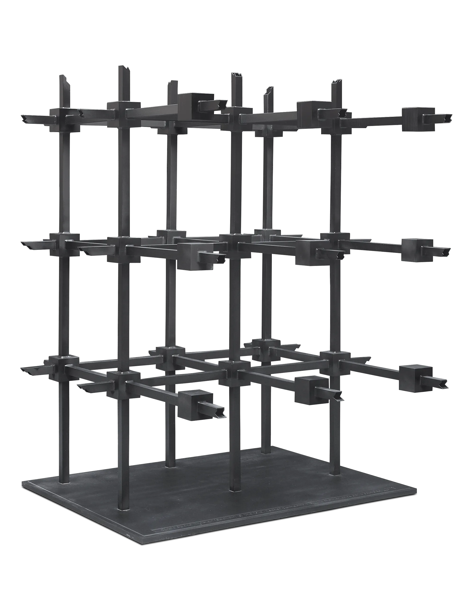 Escher-Inspired Sculpture "Cubic Space Division" by Zadora-Gerlof