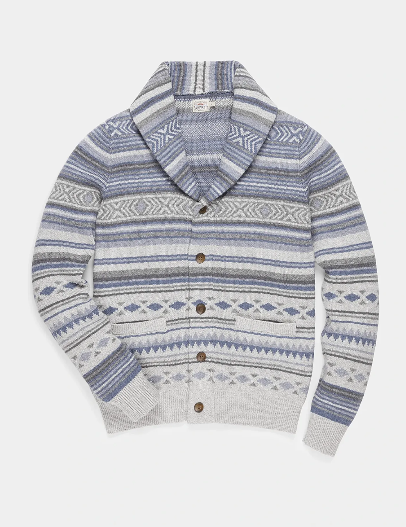 Faherty Heritage Motif Cozy Cardigan for Ultimate Comfort and Style