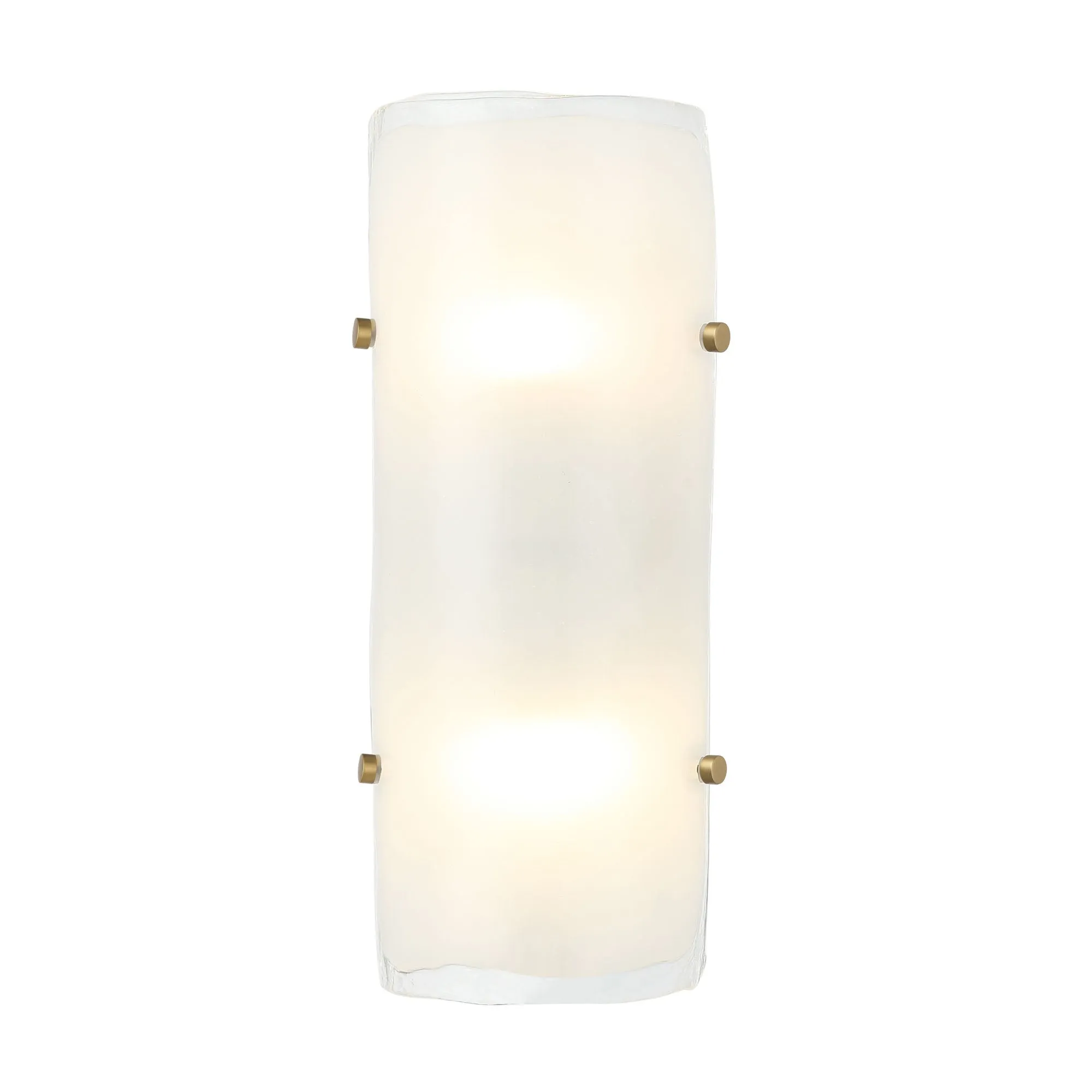Fairchild 385W02BNS 2-Light Wall Sconce - Black/Polished Nickel/Satin Brass