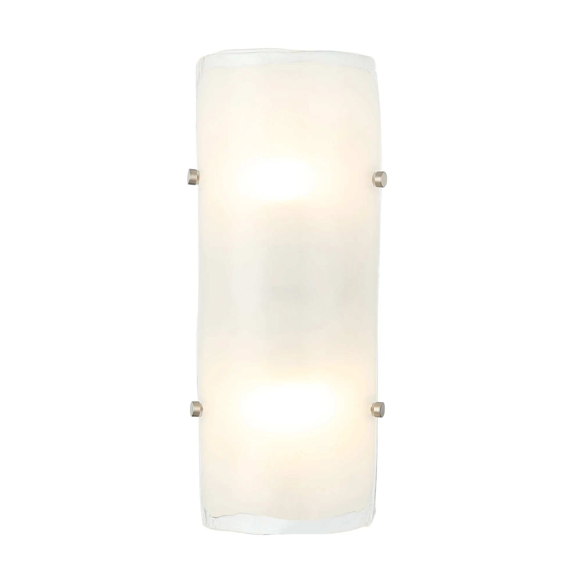 Fairchild 385W02BNS 2-Light Wall Sconce - Black/Polished Nickel/Satin Brass