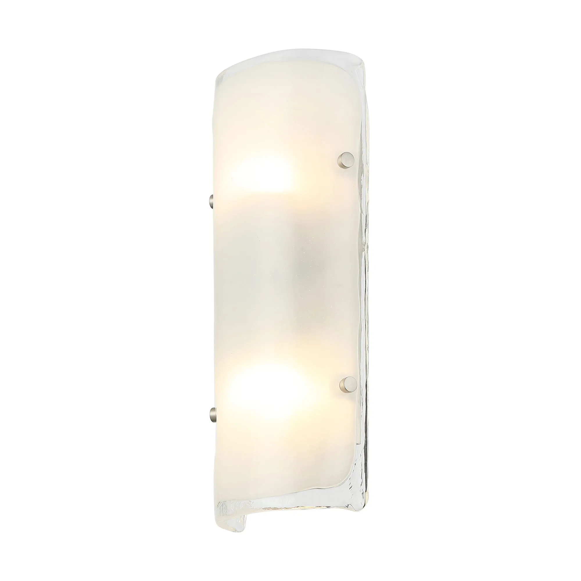 Fairchild 385W02BNS 2-Light Wall Sconce - Black/Polished Nickel/Satin Brass
