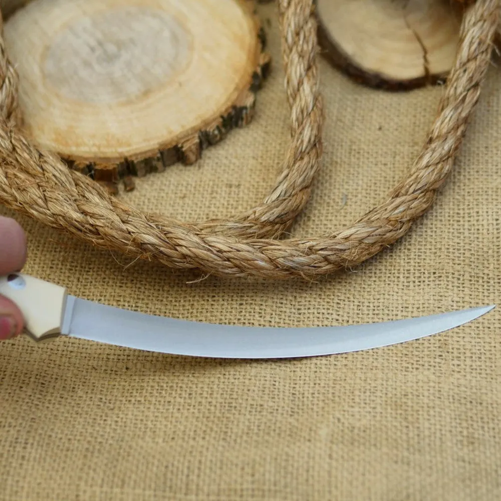 Fisherman: Navy Blue Burlap & Ivory Paper Bolster