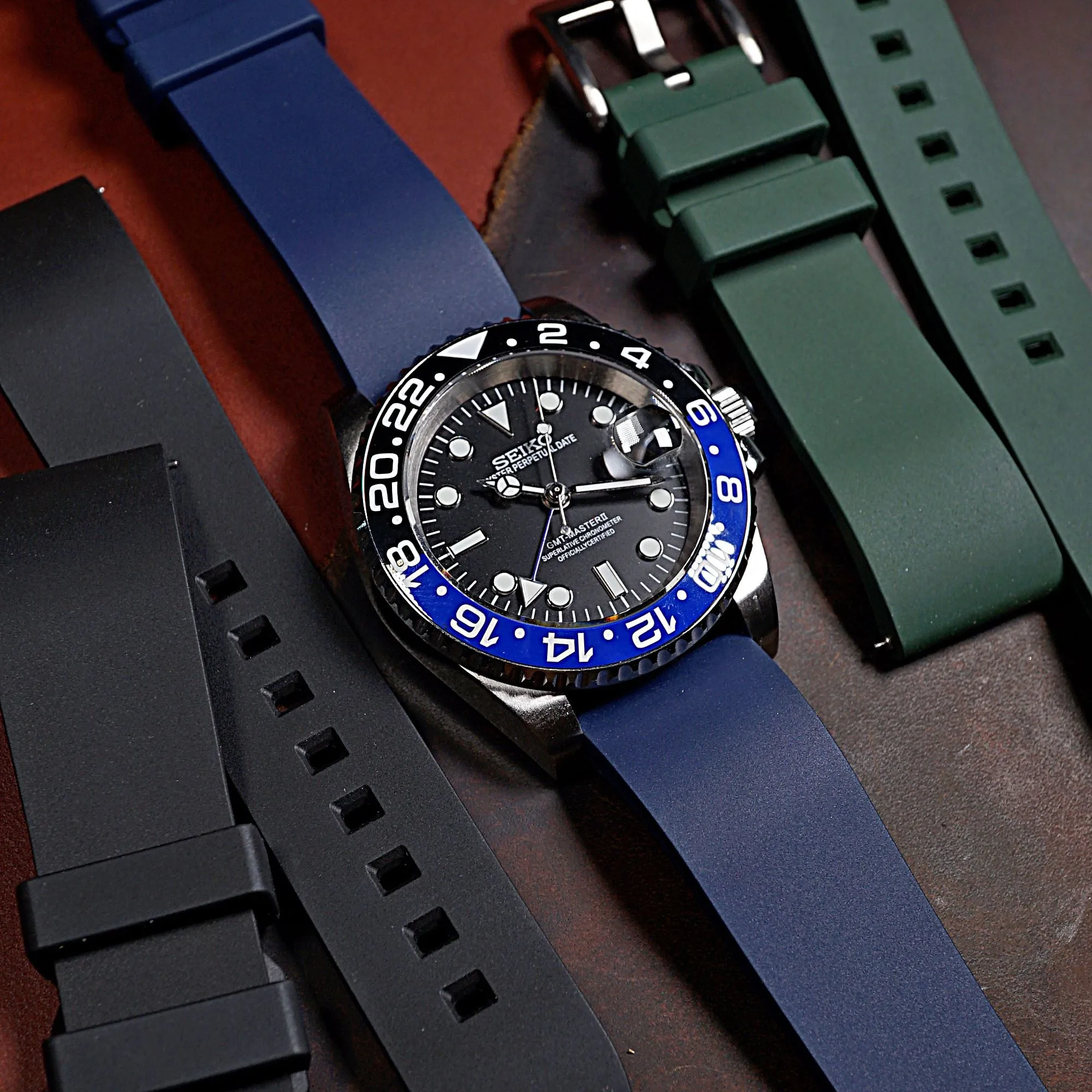 FKM Rubber Strap in Navy