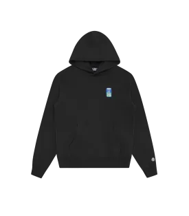 FOR MAN BY MACHINE POPOVER HOOD - BLACK