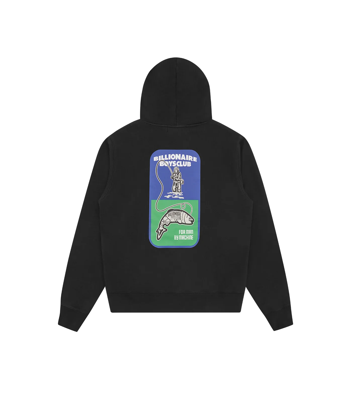 FOR MAN BY MACHINE POPOVER HOOD - BLACK