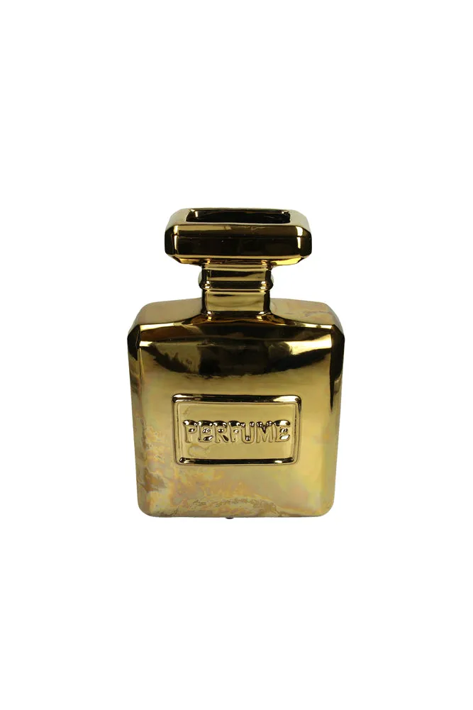 Gold Perfume Bottle Vase