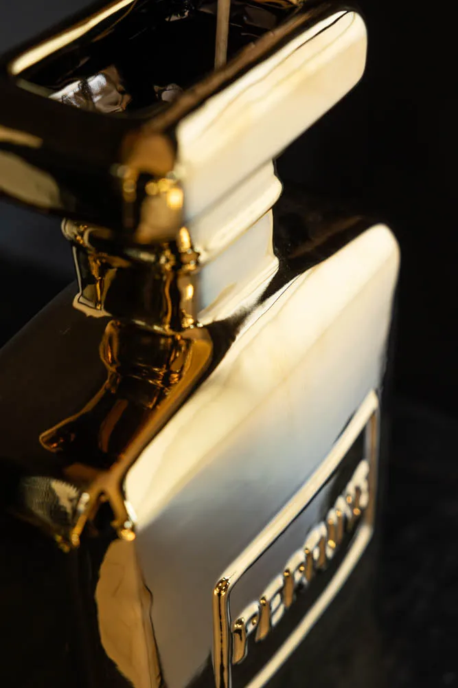 Gold Perfume Bottle Vase