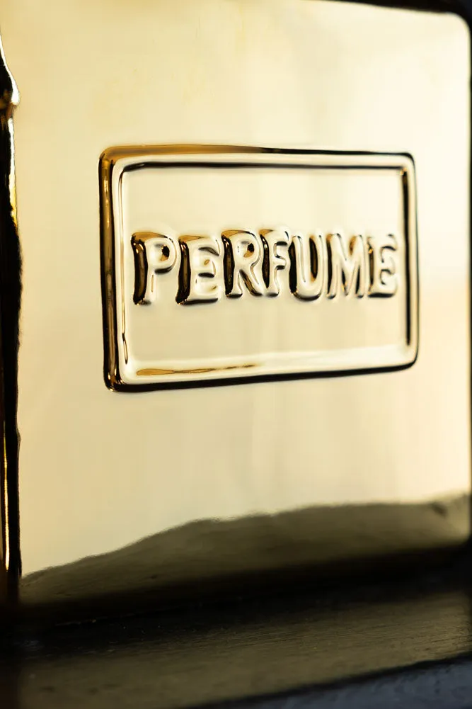 Gold Perfume Bottle Vase