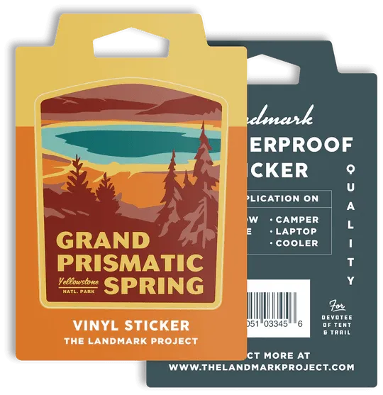 Grand Prismatic Spring Sticker