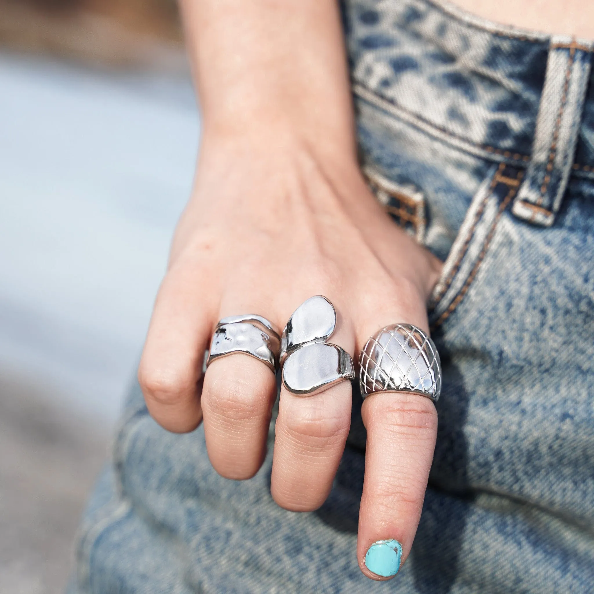 Hammered Heritage Ring