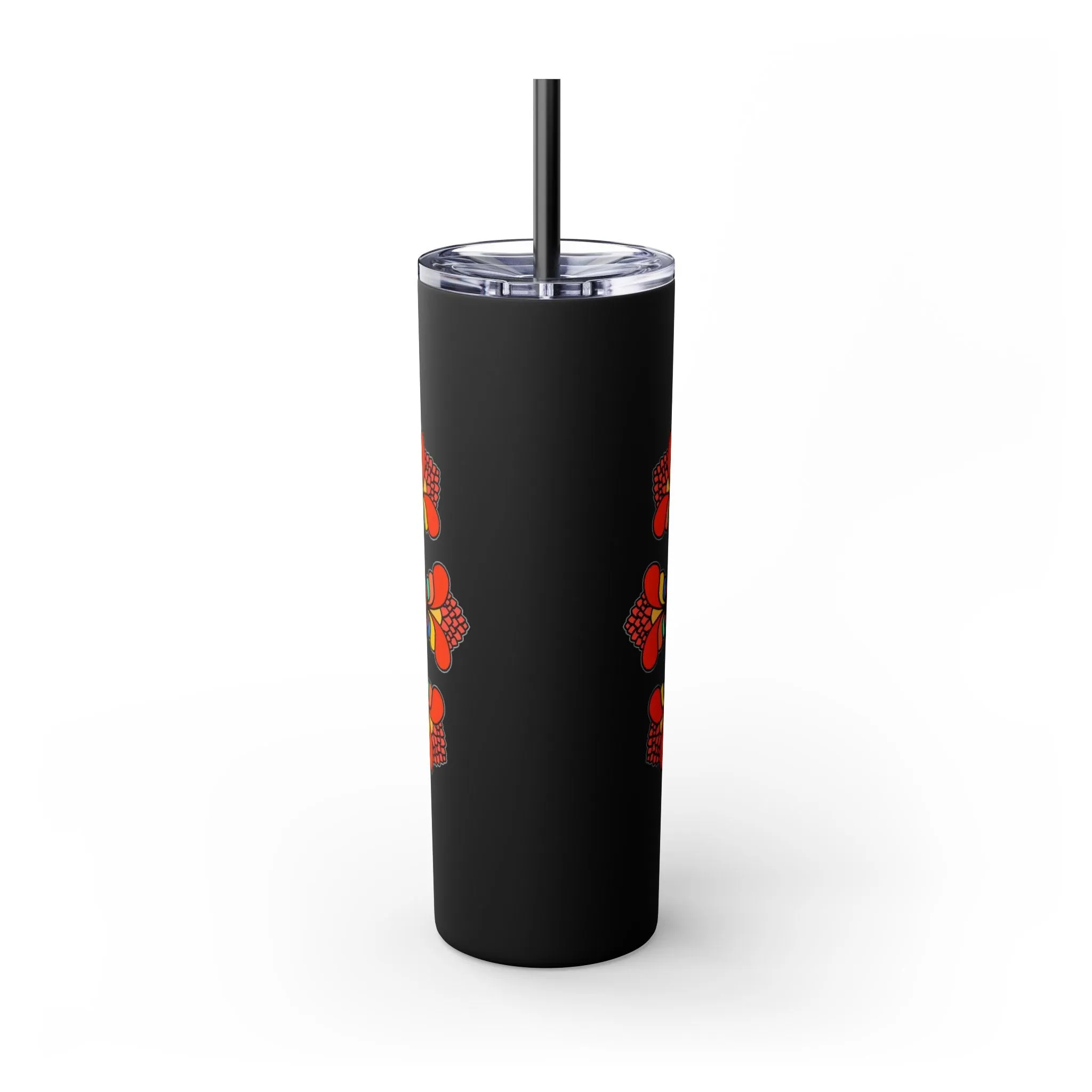 Handmade Mandala Design Skinny Tumbler 20oz - Hot/Cold - BPA-Free