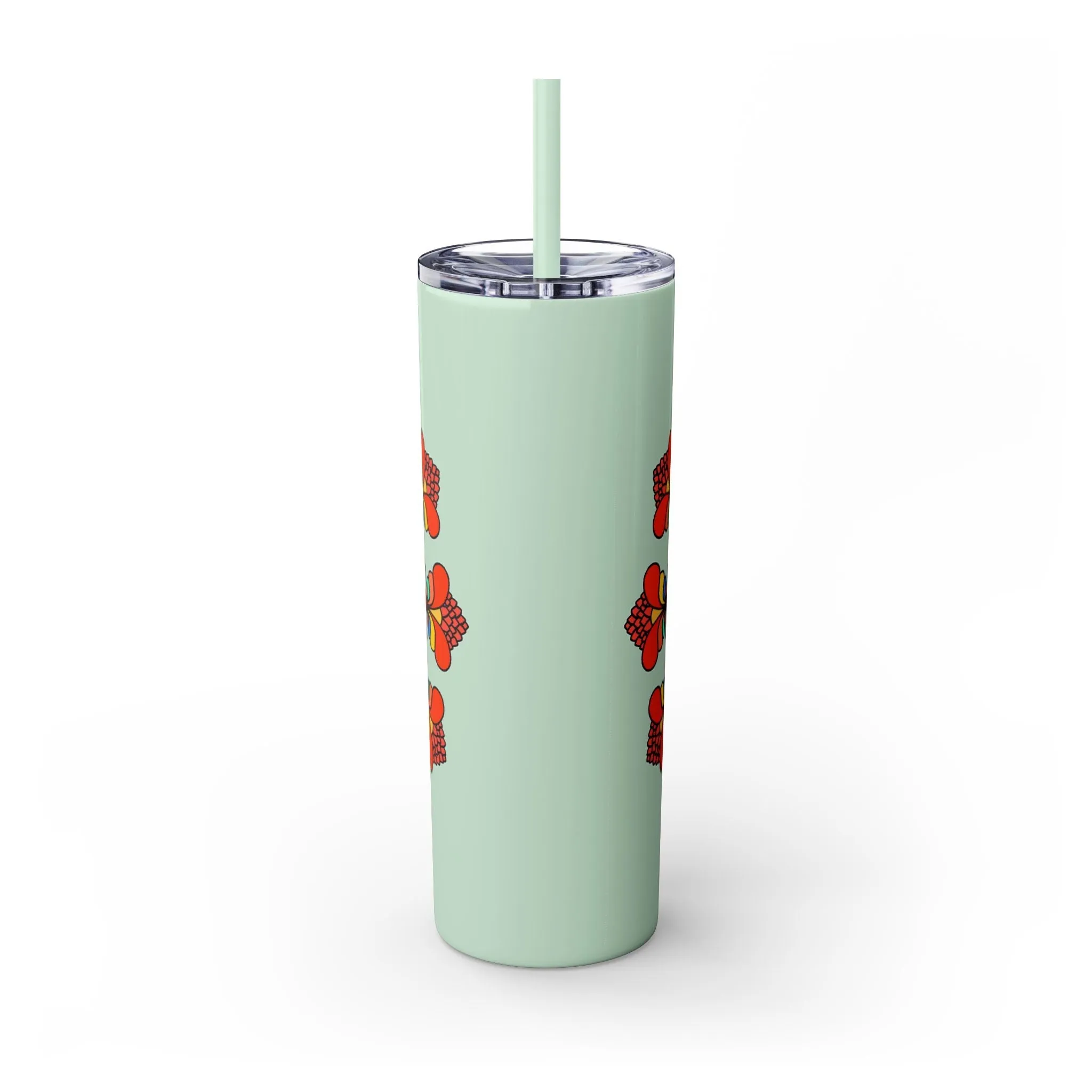 Handmade Mandala Design Skinny Tumbler 20oz - Hot/Cold - BPA-Free