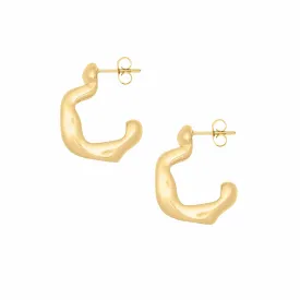 Hex Hoop Earrings