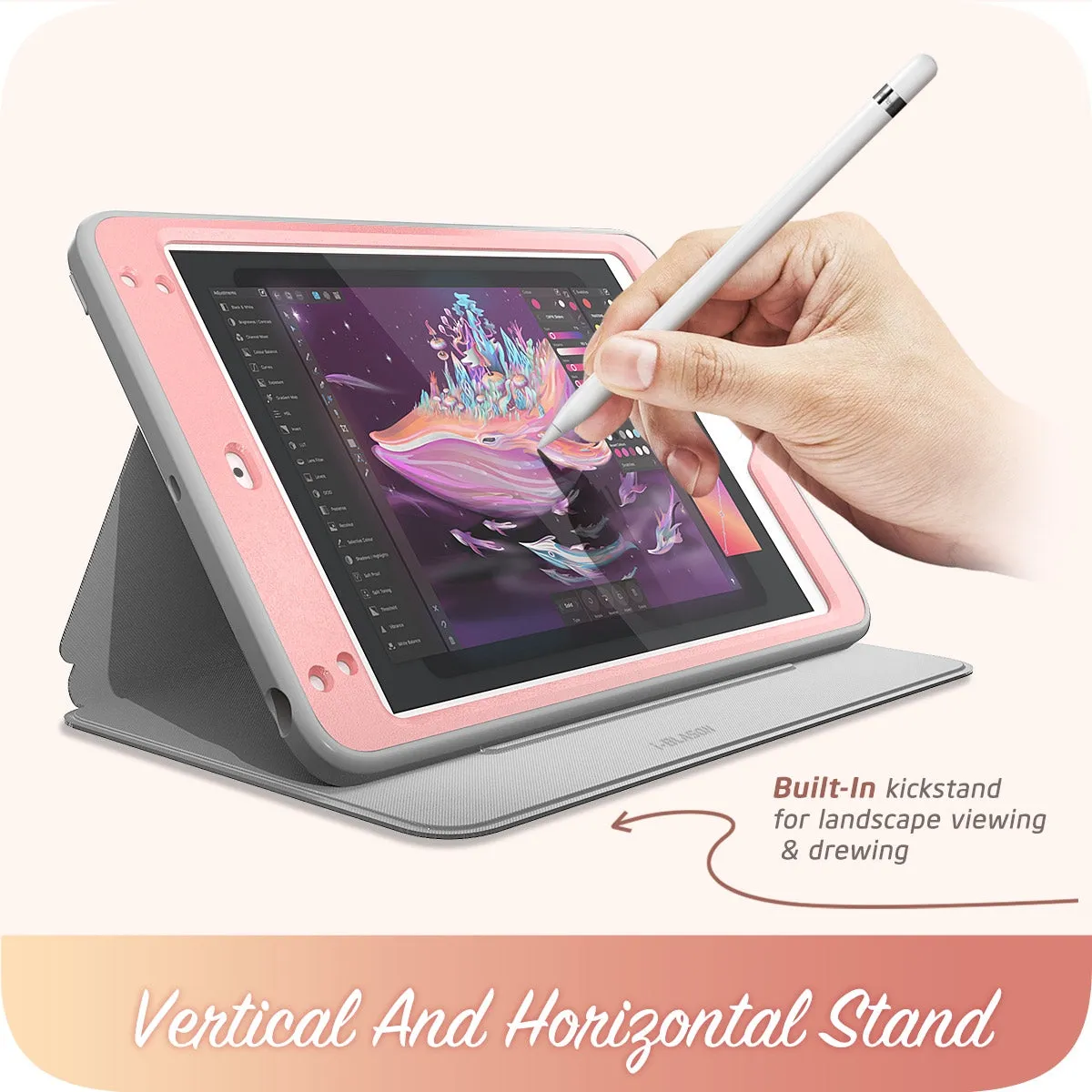 iPad mini 5 (2019) Cosmo Case-Marble Pink