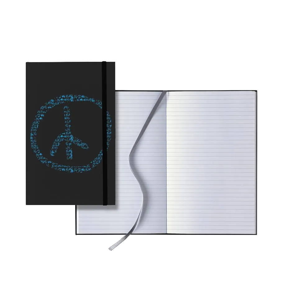 KU Peace Sign Notebook