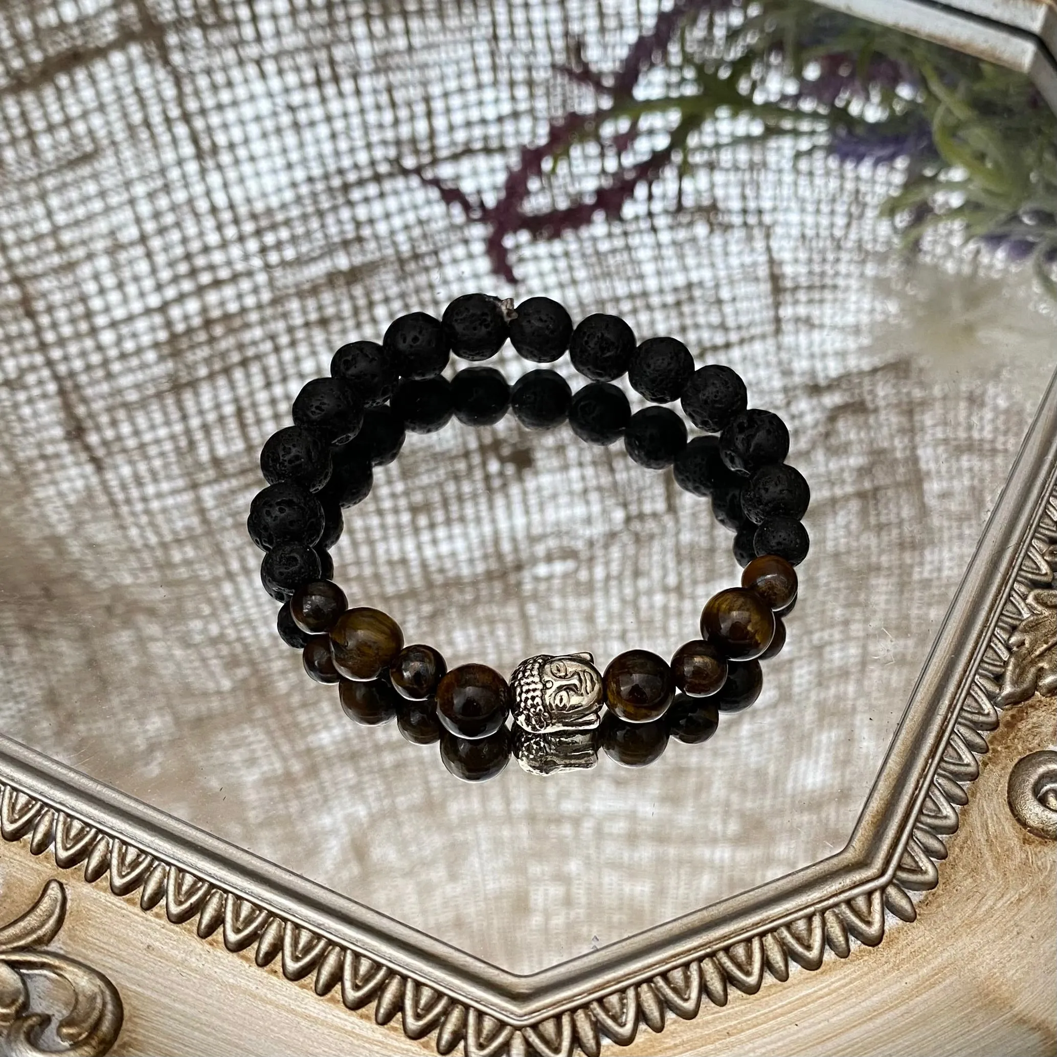 Lava bead bracelets - various styles
