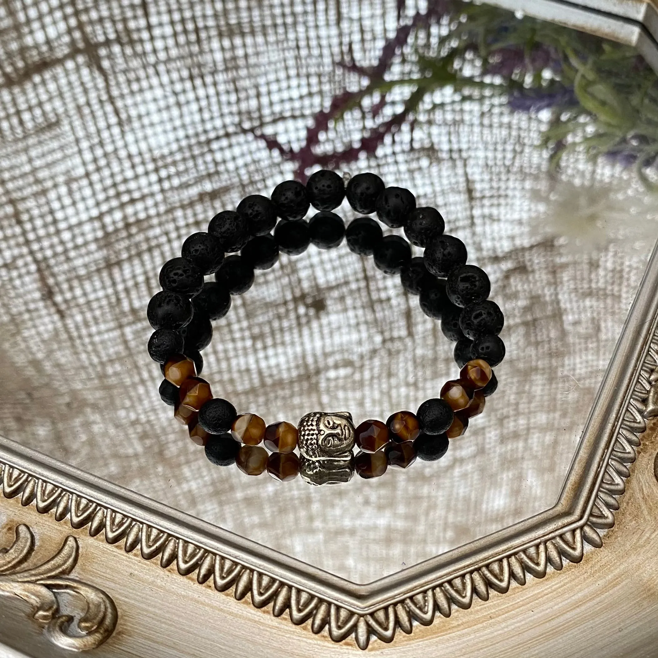 Lava bead bracelets - various styles