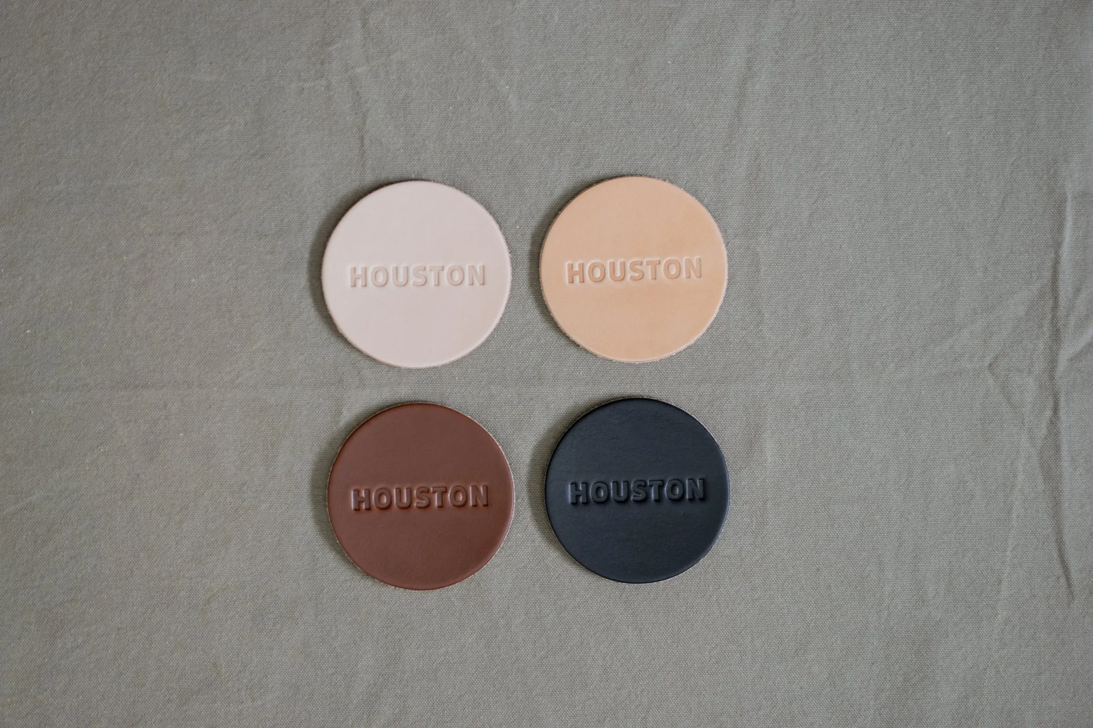 Leather Coaster | Houston | Manready Mercantile