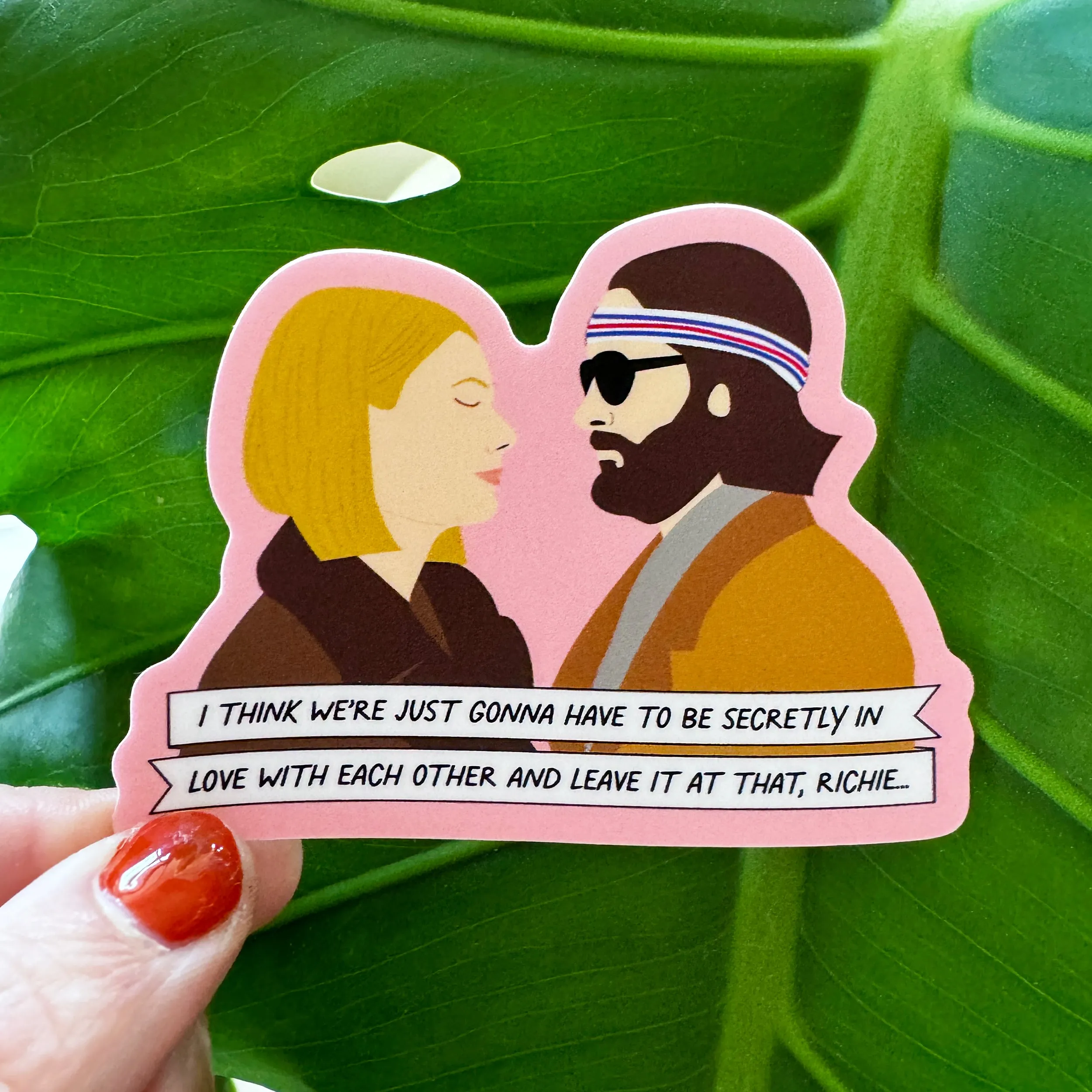 Margot and Richie Tenenbaum Sticker