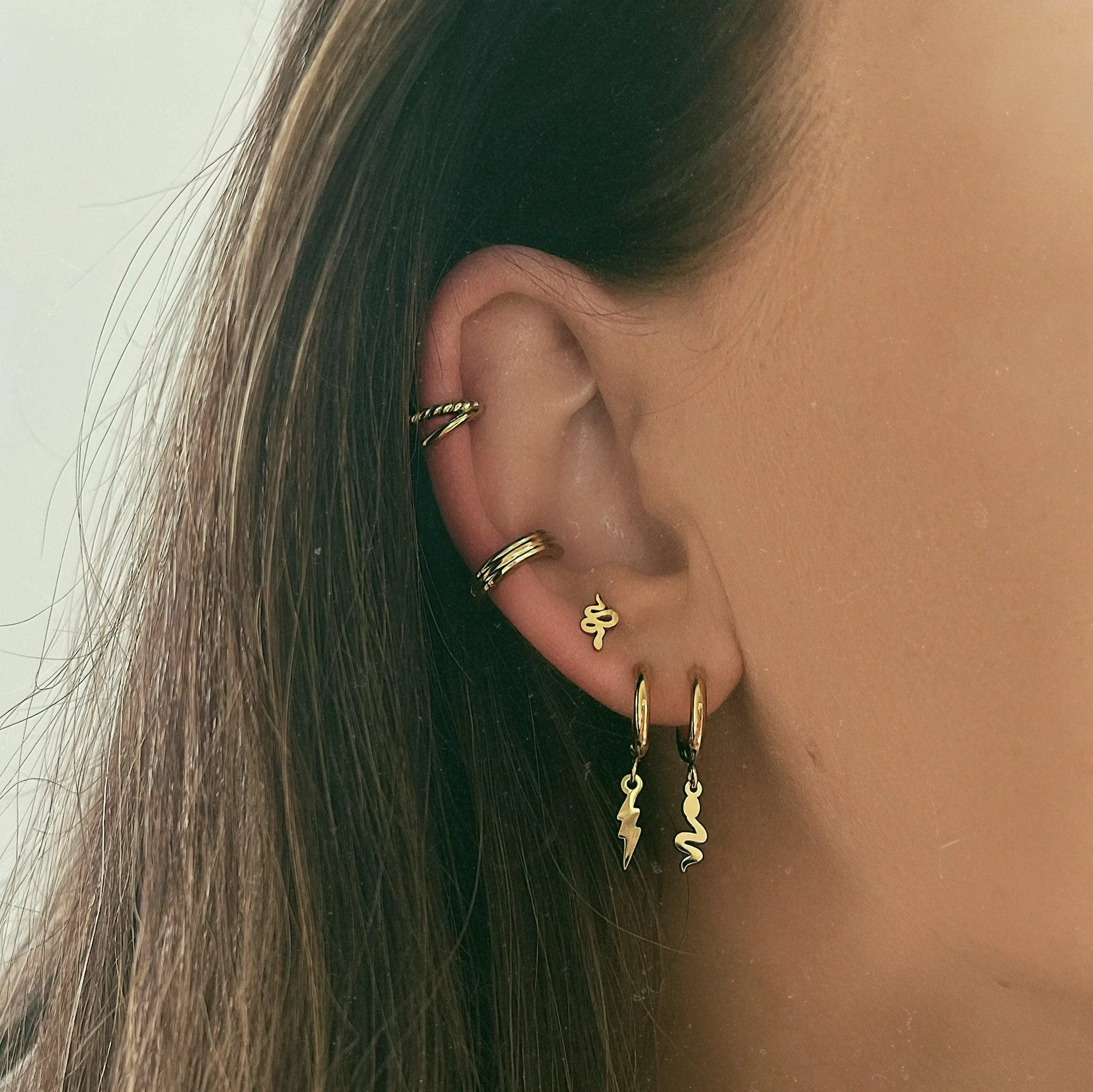 Medusa Hoop Earrings
