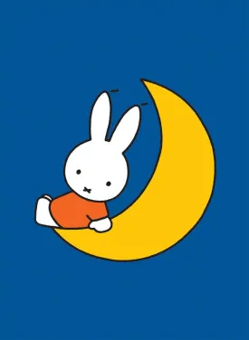 Miffy Sat on the Moon Mini Poster
