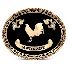 Oro & Onyx Custom Buckle