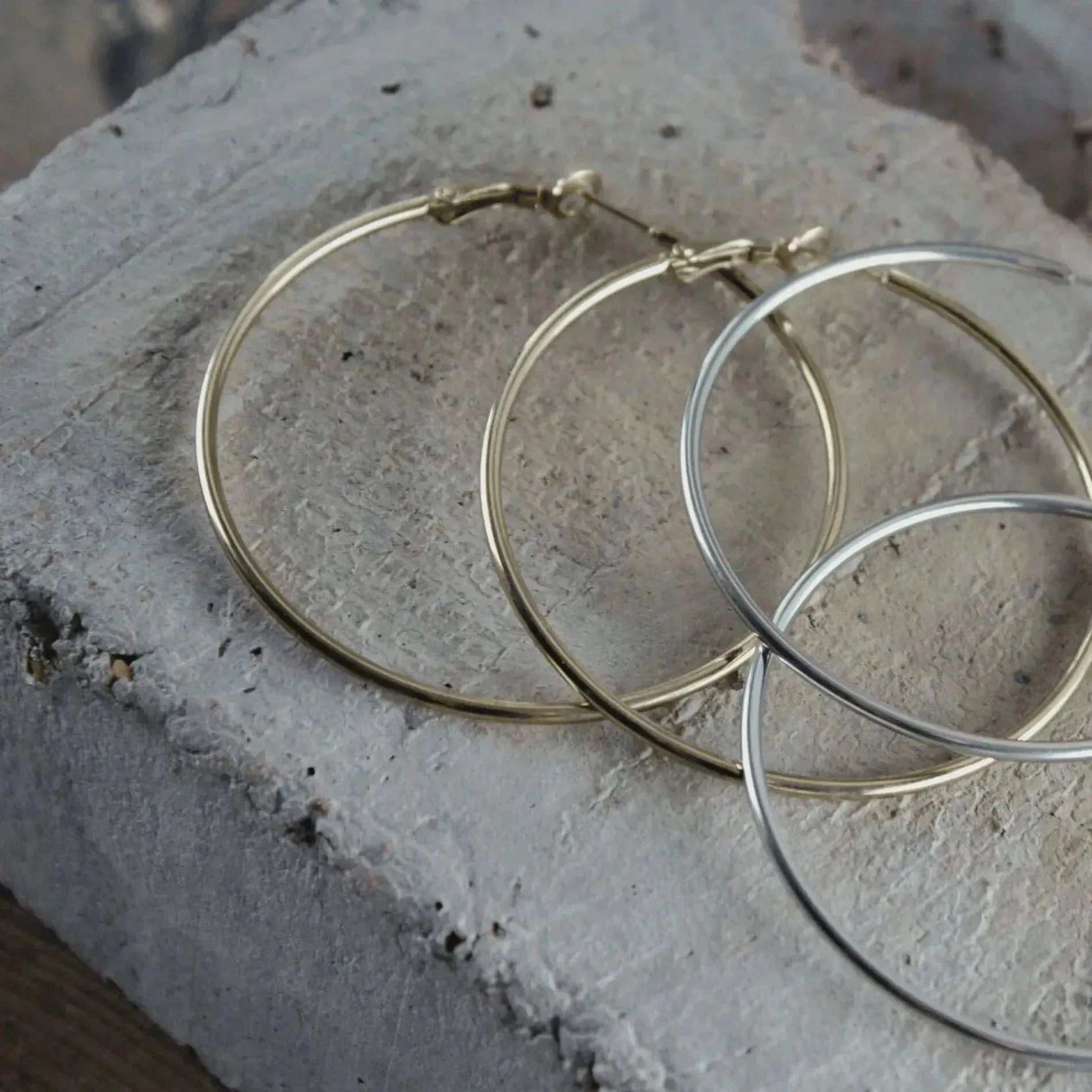 Passion Waterproof Hoop 18K Gold Plating