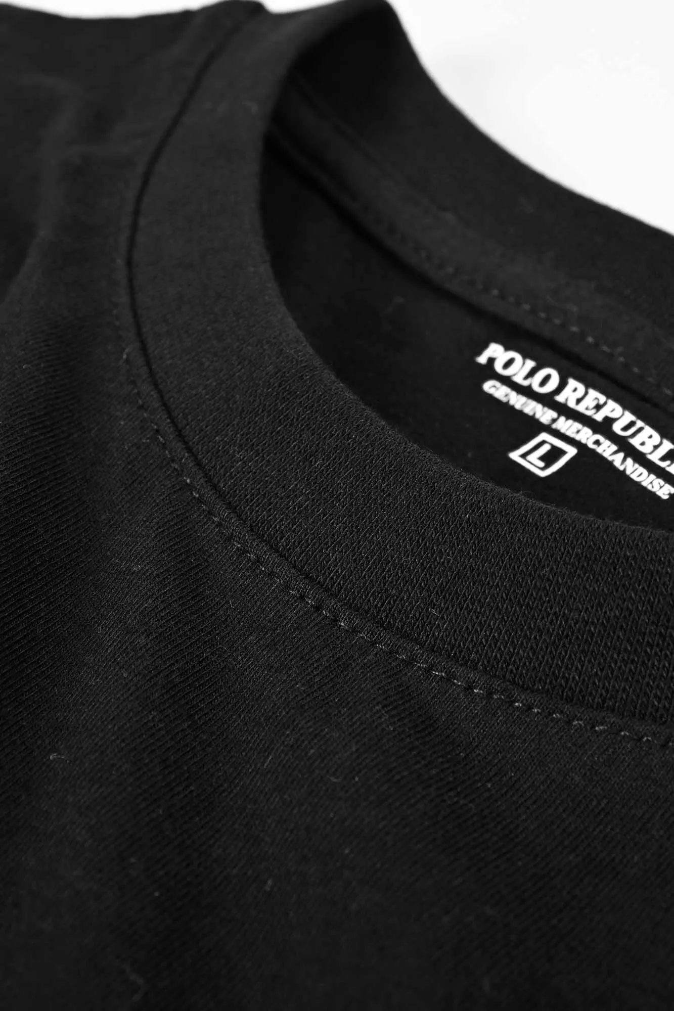 Polo Republica Men's Future Work Printed Crew Neck Tee Shirt