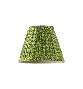 Pooky Green Ikat Cotton Lampshade