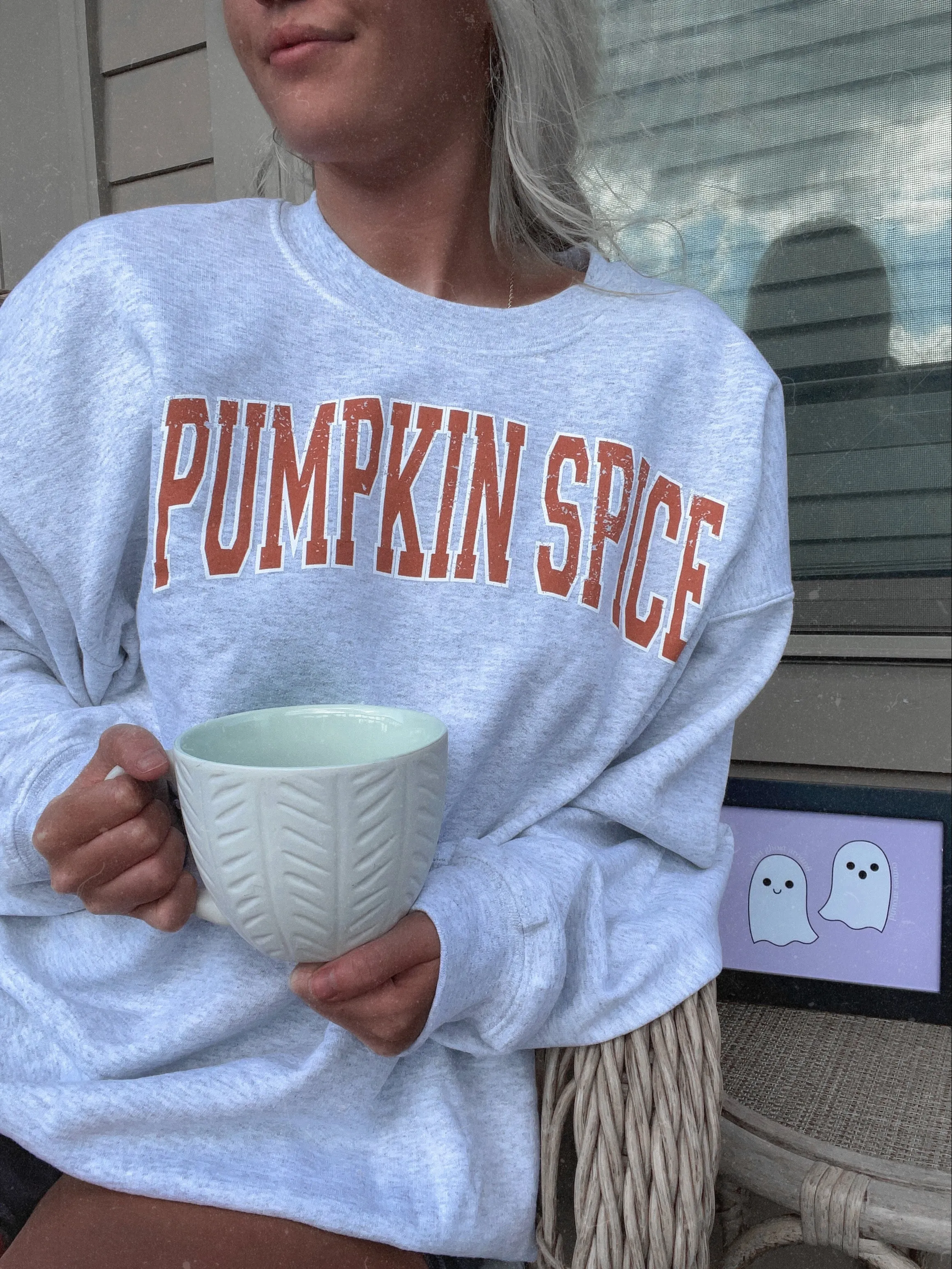 Cozy Pumpkin Spice Printed Sweatshirt