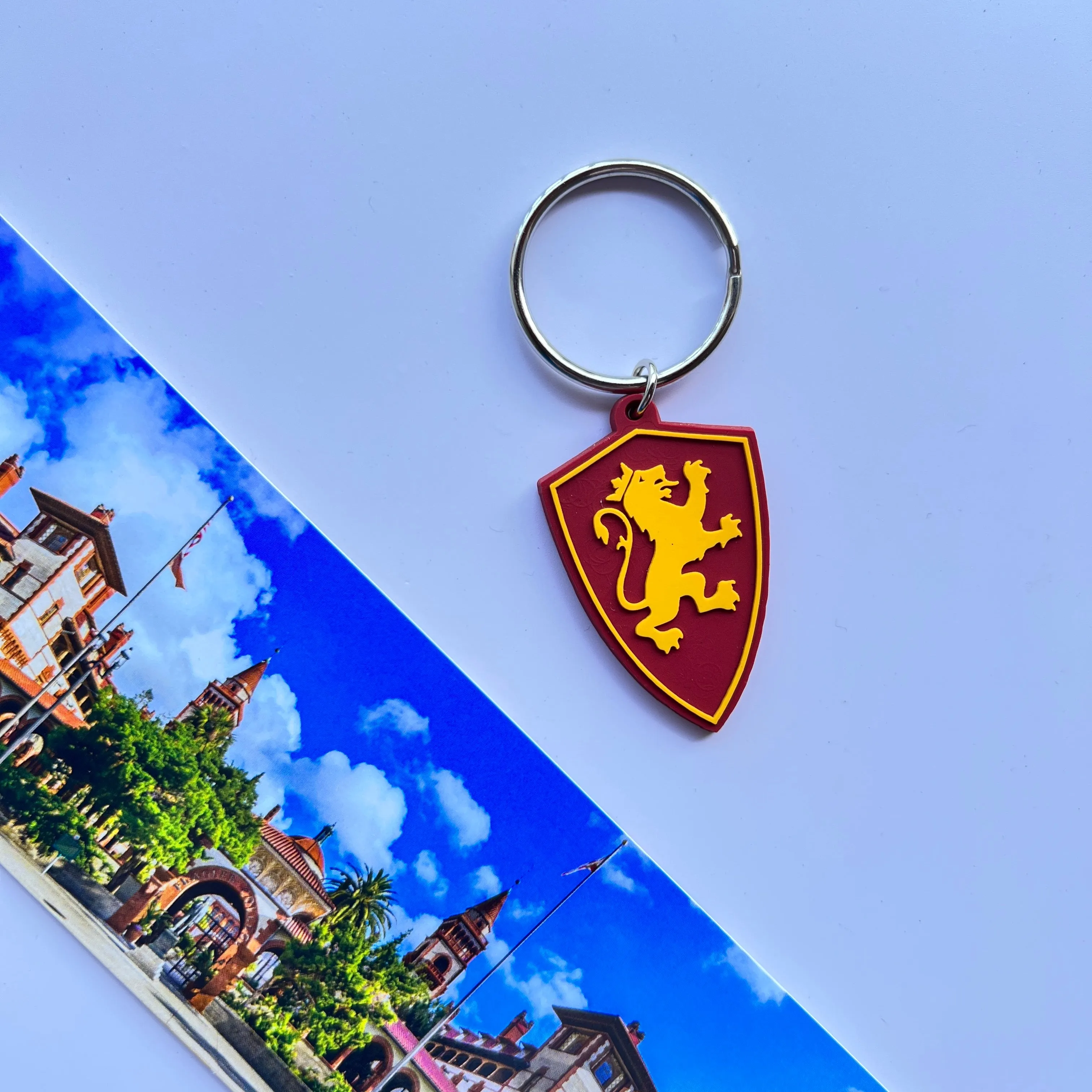 Shield Rubber Keychain