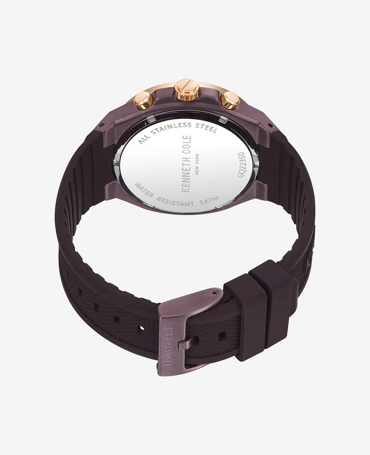 Skeleton Multi-Function Silicone Strap Watch