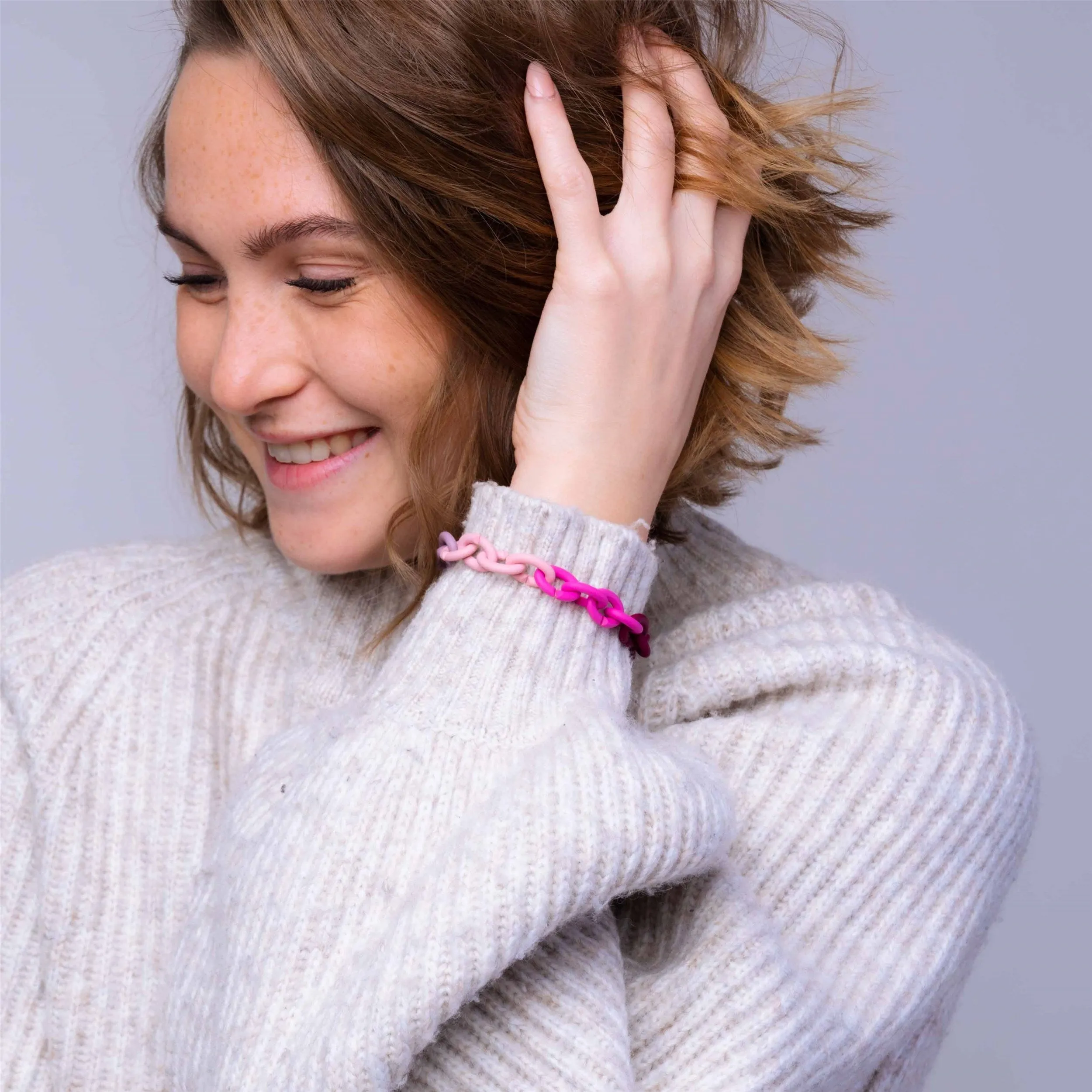 Sweet Rainbow Rubber Bracelet