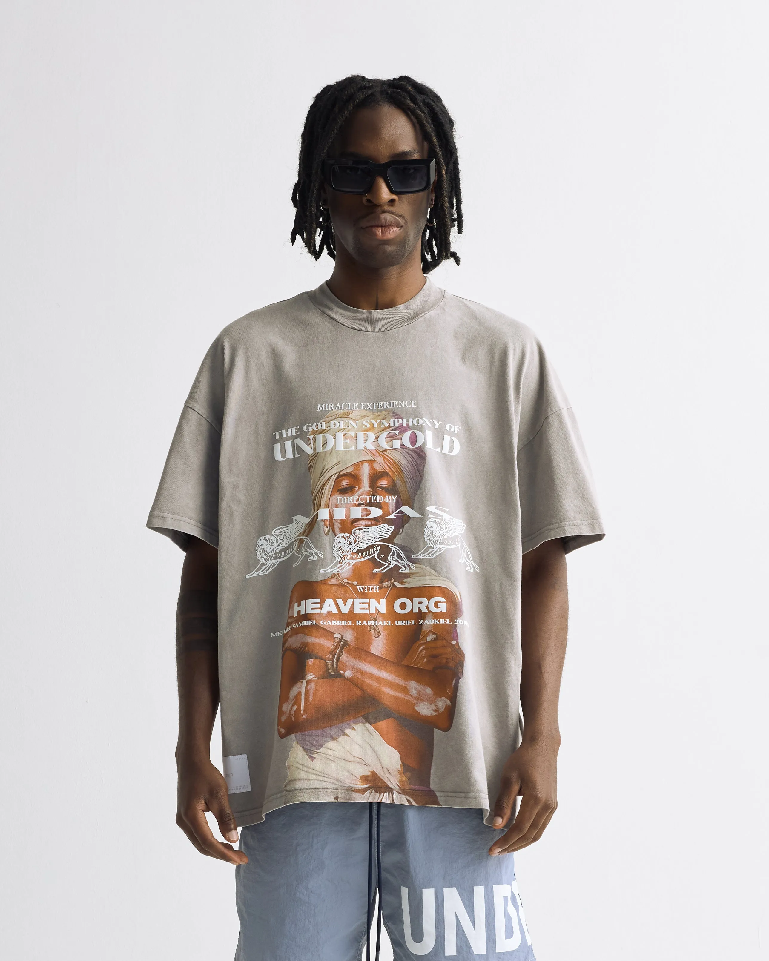 Symphony Peace Boy Tshirt Washed Gray