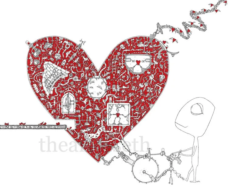 The Art of Seth- Creatures of the Heart 5x7 Prints