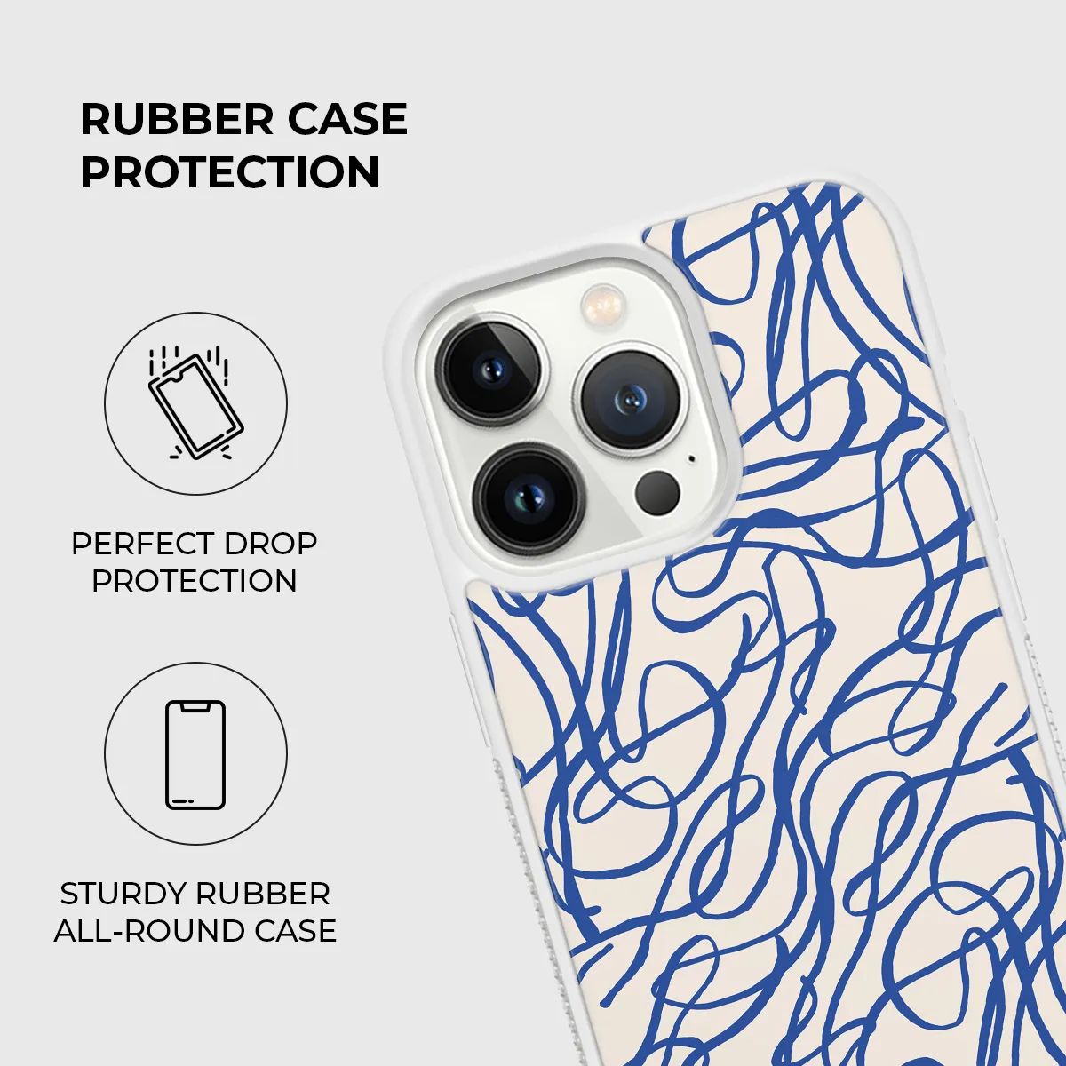 Tidal Rubber Phone Case