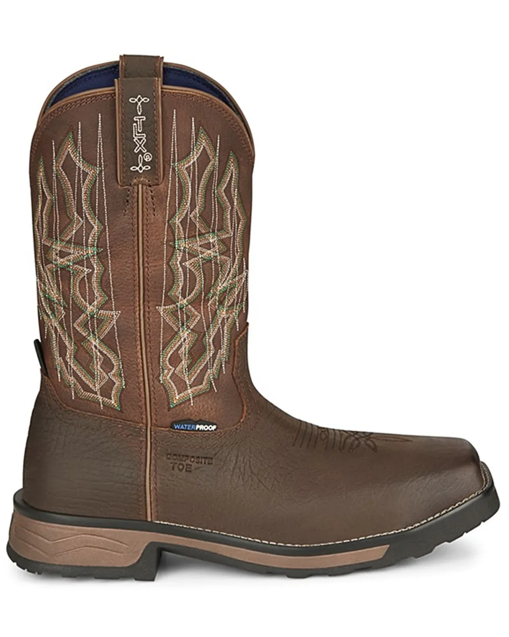 Tony Lama Anchor Hickory Water Buffalo Safety Western Work Boots TW3415