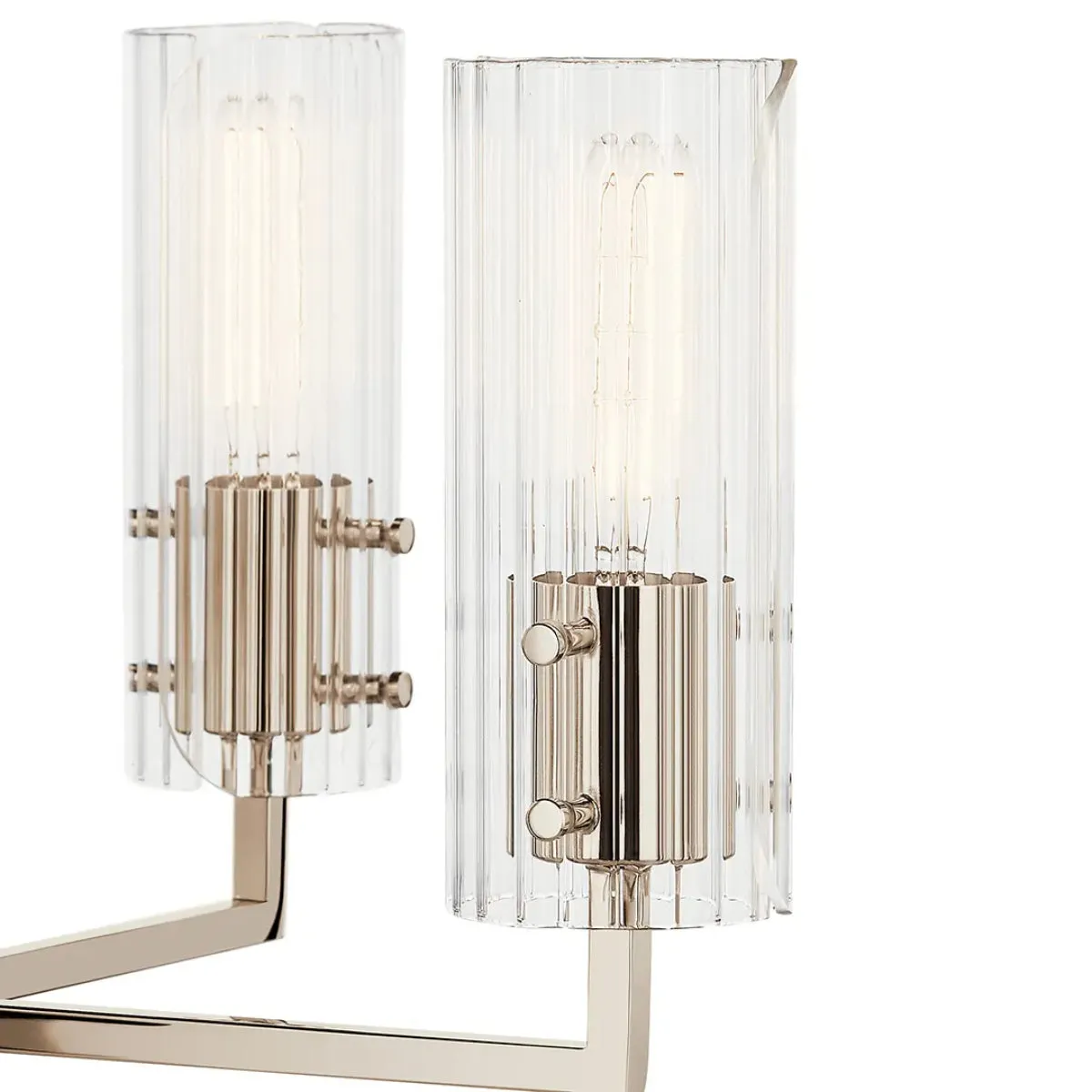 Velestino 40" 8-Light Chandelier, Polished Nickel Finish