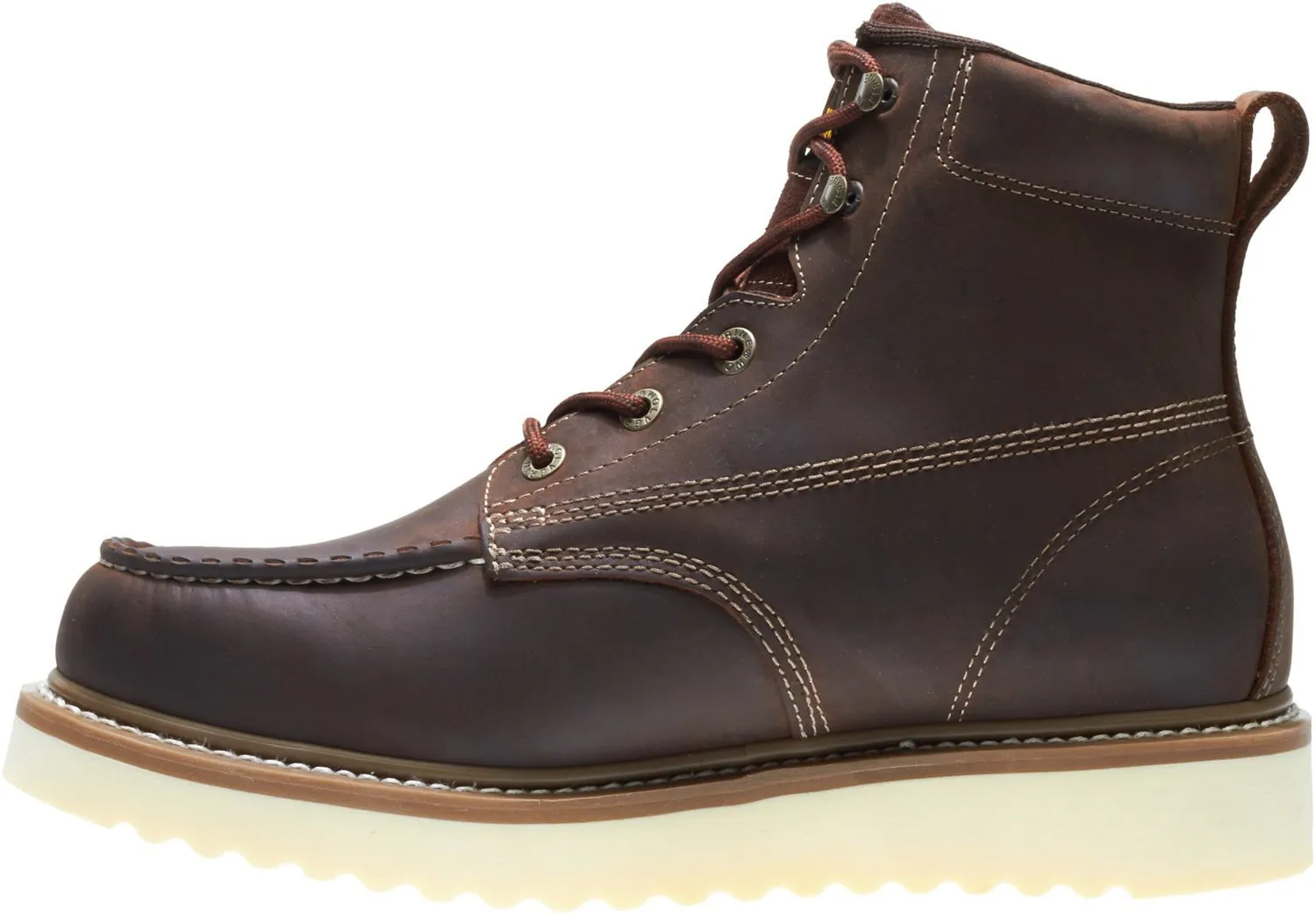 Wolverine Mens Brown Leather Loader 6in Work Boots
