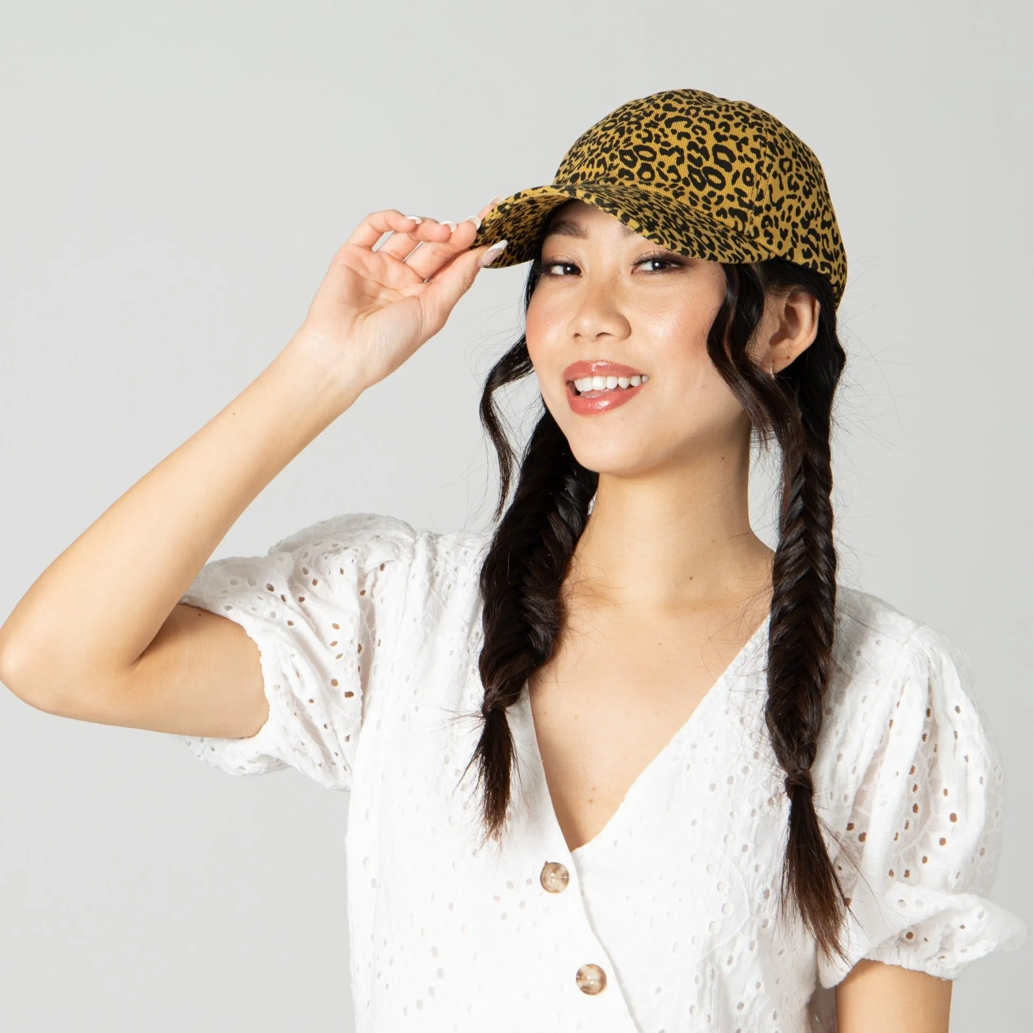 Women's Animal Print Ball Cap